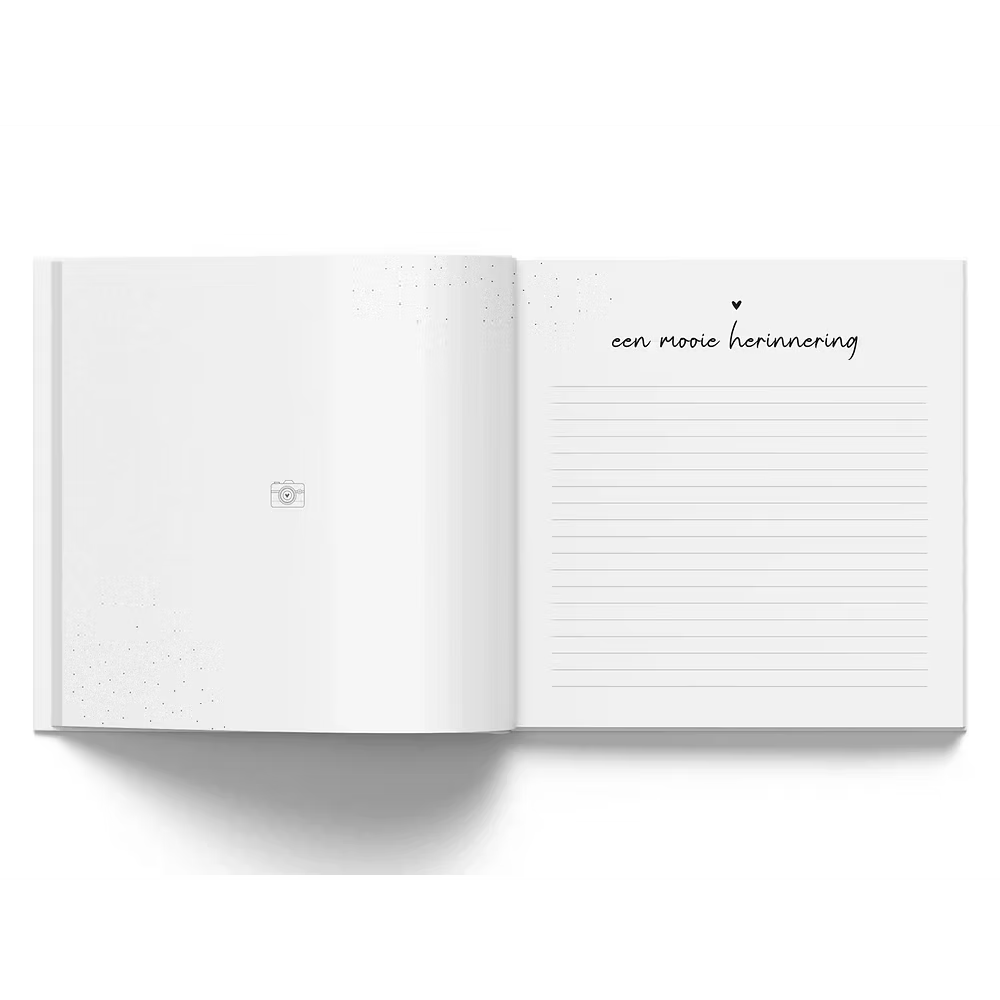 Mijn kraambezoekboek - Linnen Taupe