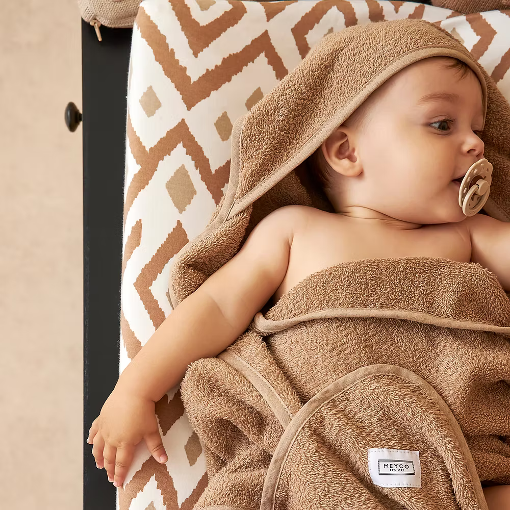 Badcape Badstof - Toffee