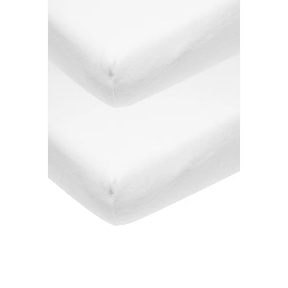 Molton Stretch Hoeslaken - 50x90cm 2-Pack