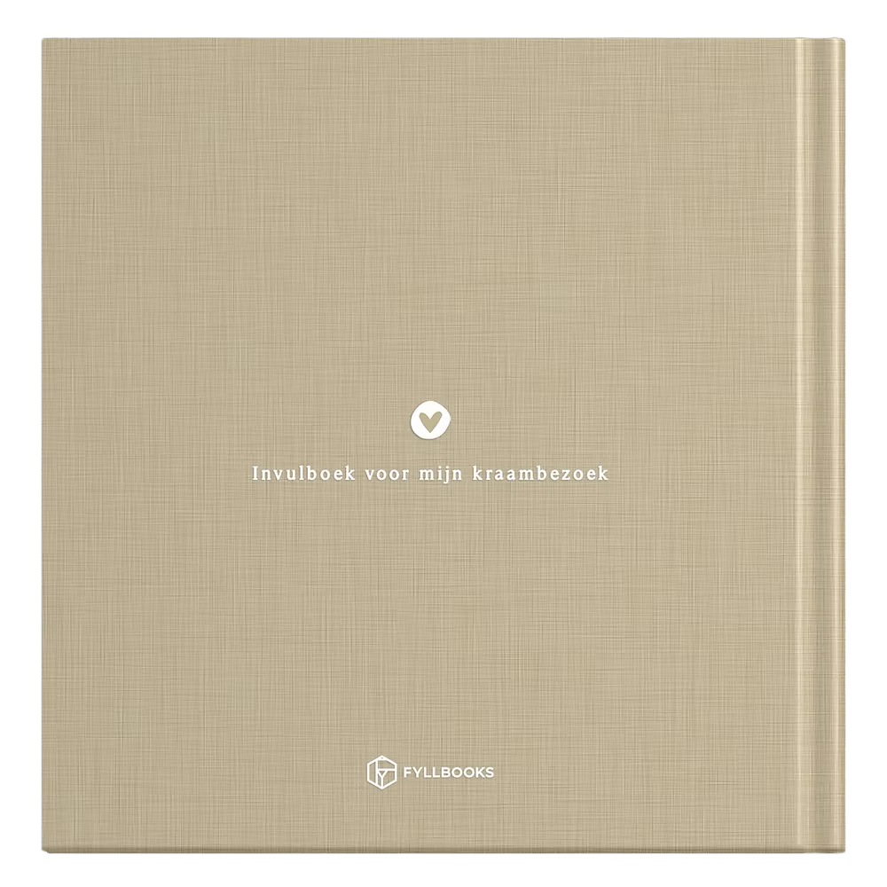 Mijn kraambezoekboek - Linnen Taupe