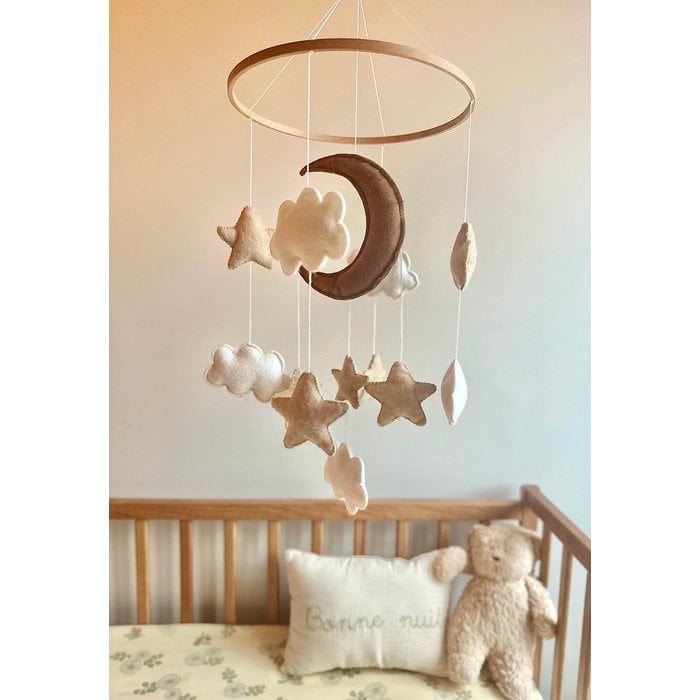 Babymobiel maan en sterren Maan mobiel