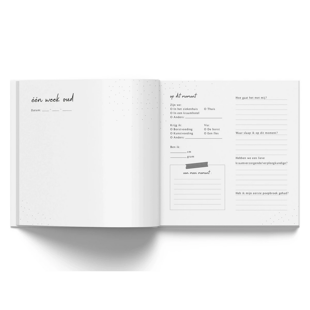 Mijn eerste jaar - Linnen Taupe