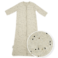 Slaapzak ongevoerd met vaste mouw Rib Mini spot Sand Melange 70cm