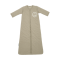 Slaapzak afritsbare mouw Slub Smile Taupe/Offwhite