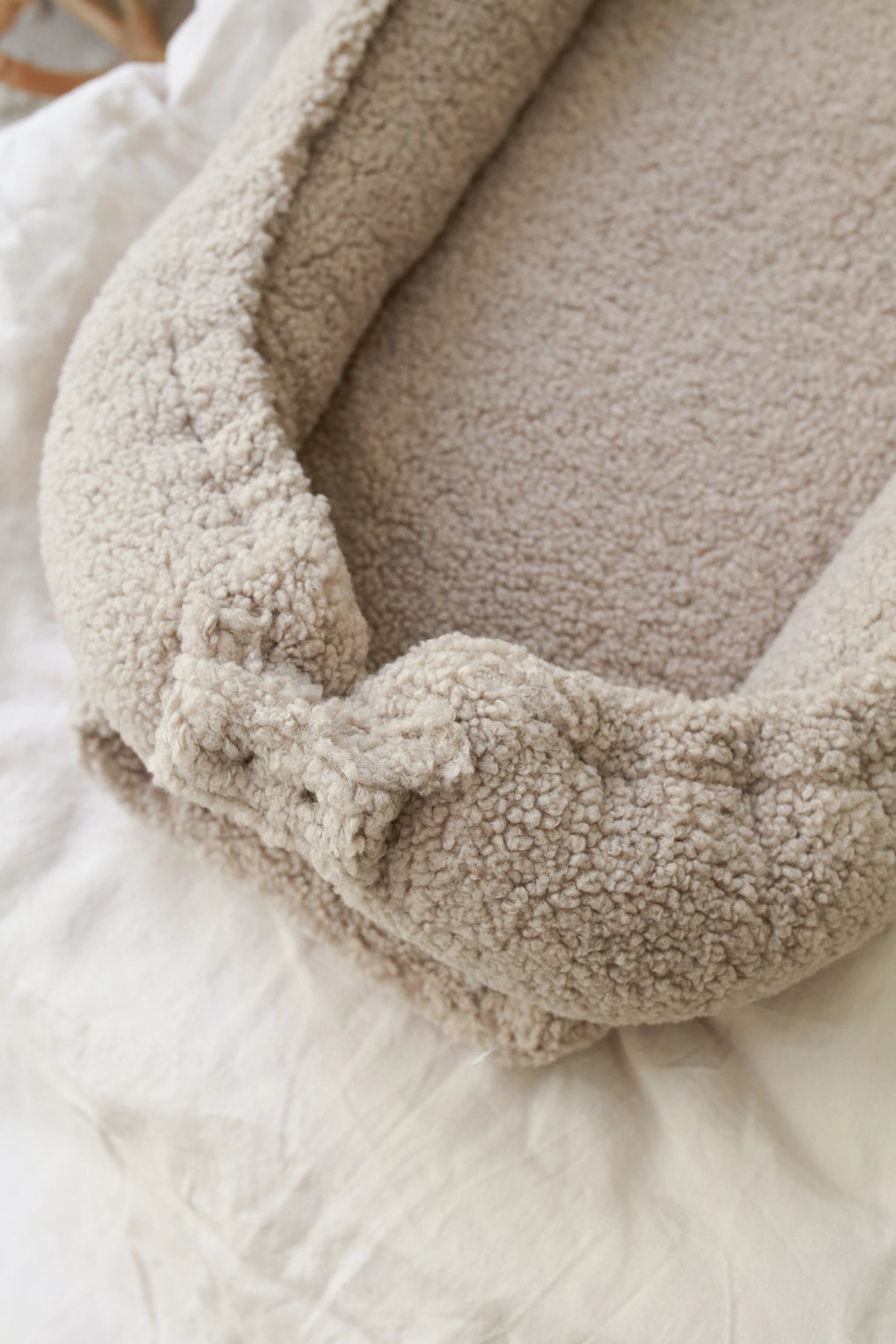 Teddy babynest - Taupe