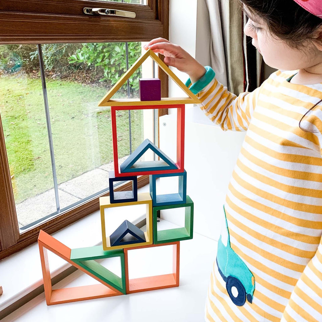 Tickit Regenboog Houten Architect Vierkanten