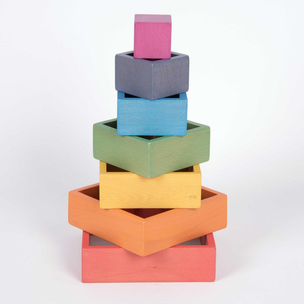 Tickit Regenboog Houten Architect Vierkanten