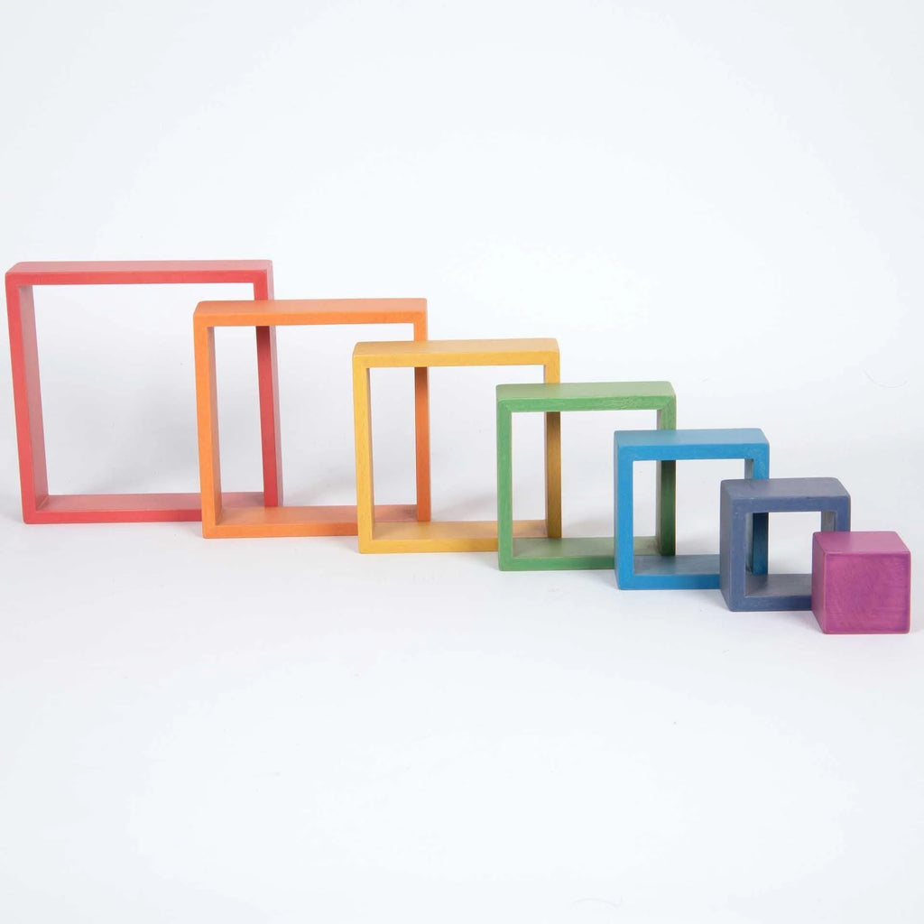 Tickit Regenboog Houten Architect Vierkanten