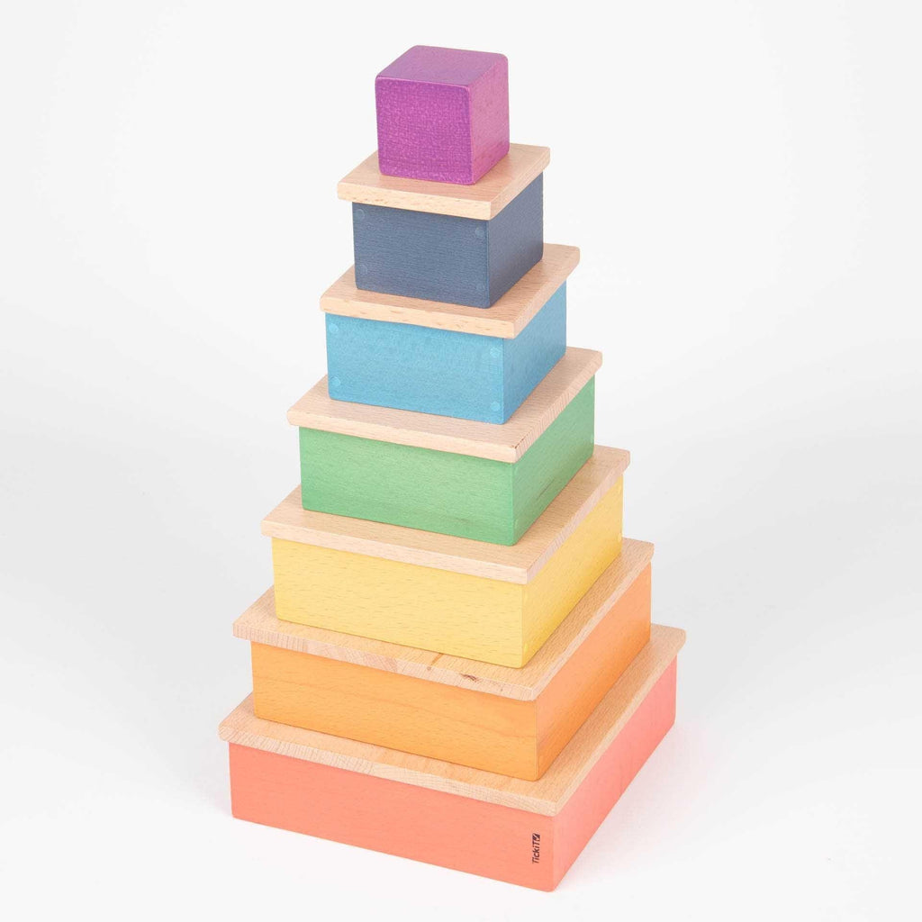 Tickit Regenboog Houten Architect Vierkanten