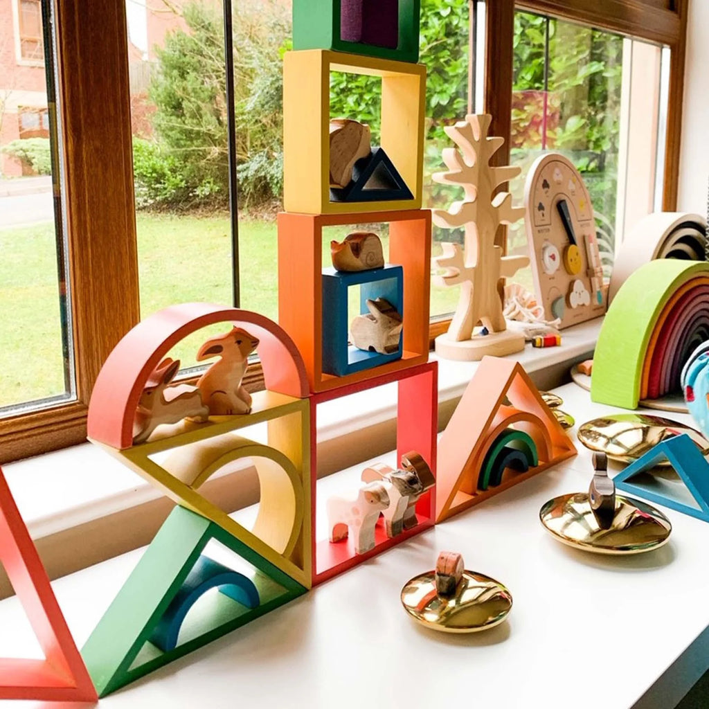 Tickit Regenboog Houten Architect Set