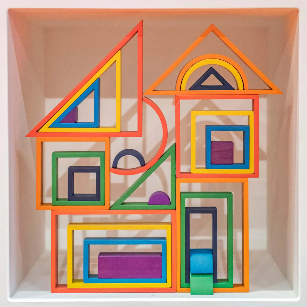 Tickit Regenboog Houten Architect Set