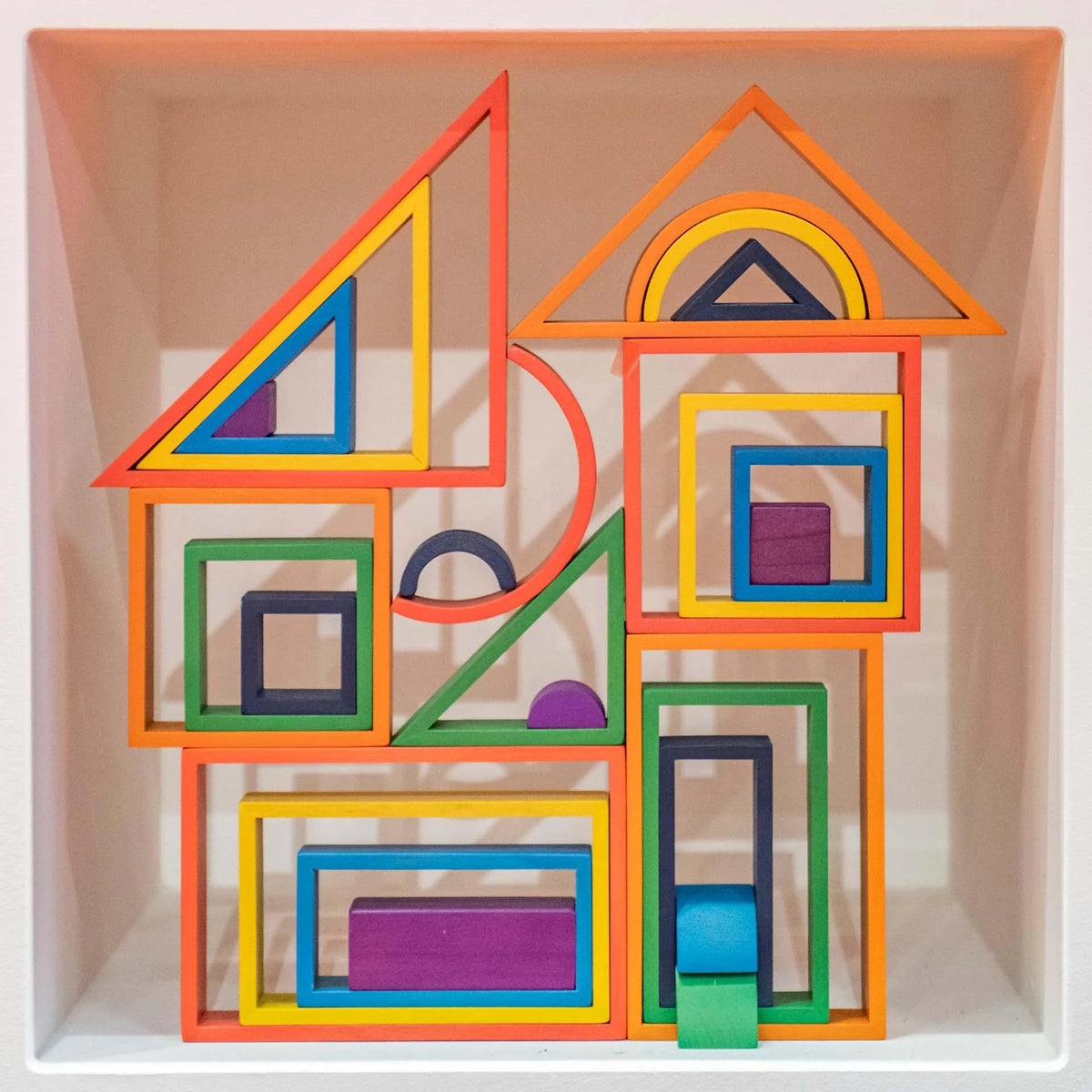 Tickit Regenboog Houten Architect Set
