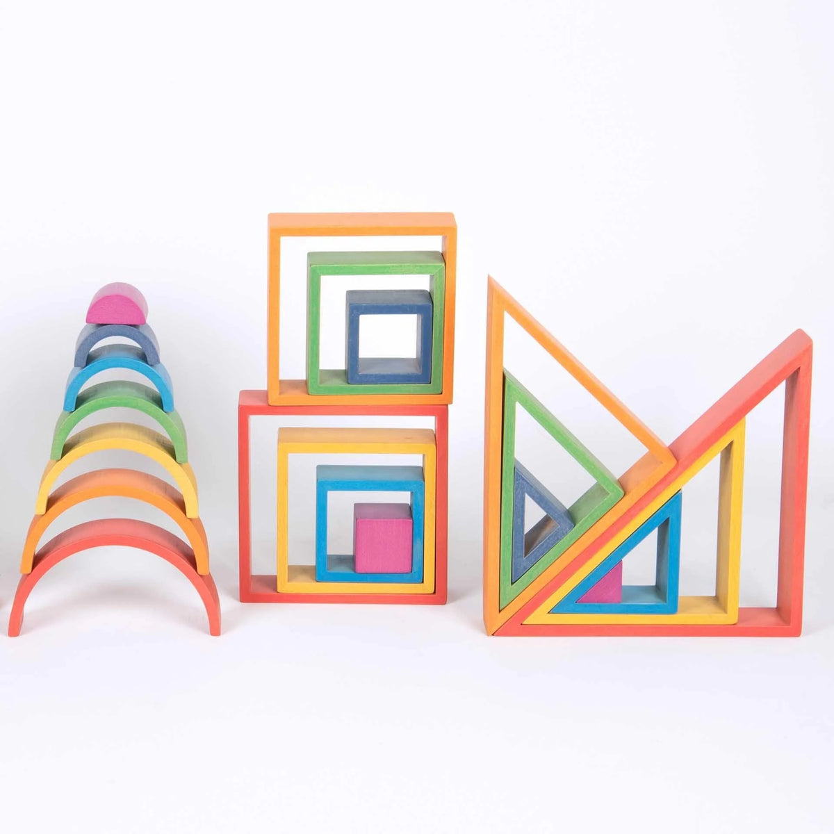 Tickit Regenboog Houten Architect Set