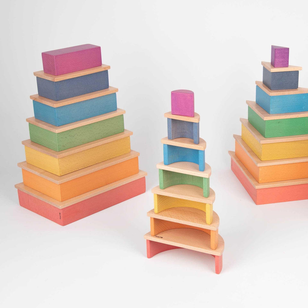 Tickit Regenboog Houten Architect Set