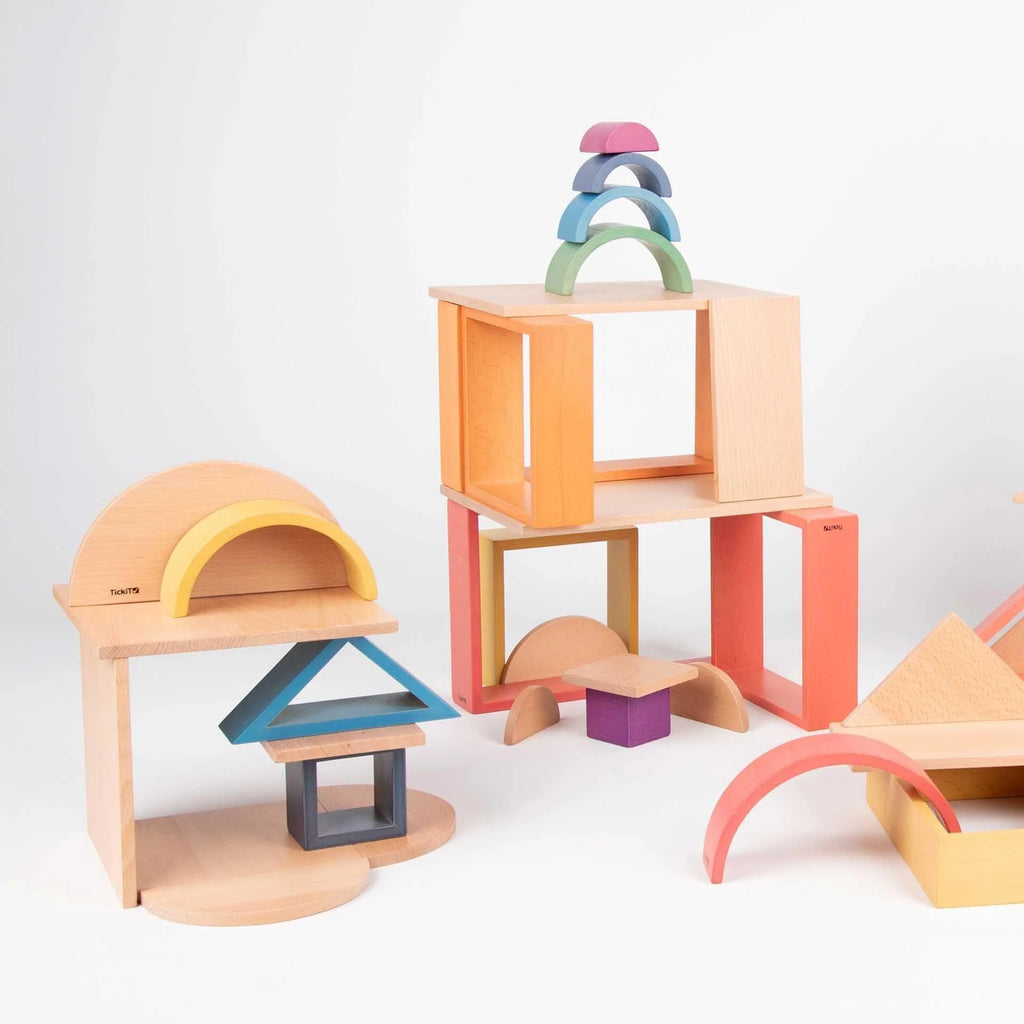 Tickit Regenboog Houten Architect Set