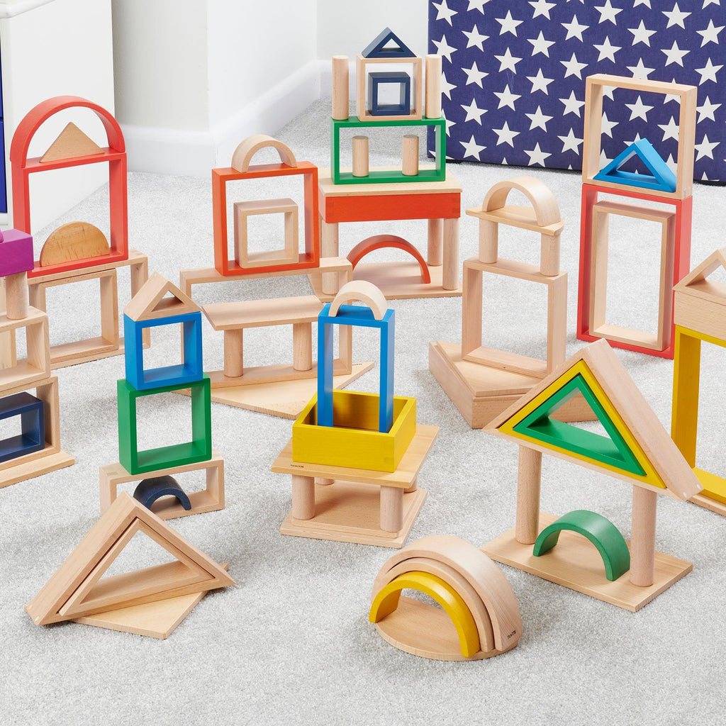Tickit Regenboog Houten Architect Set