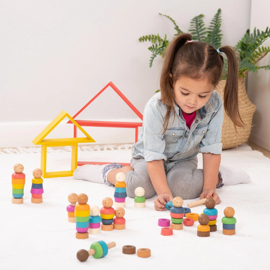 Tickit Rainbow houten gemeenschapsmensen