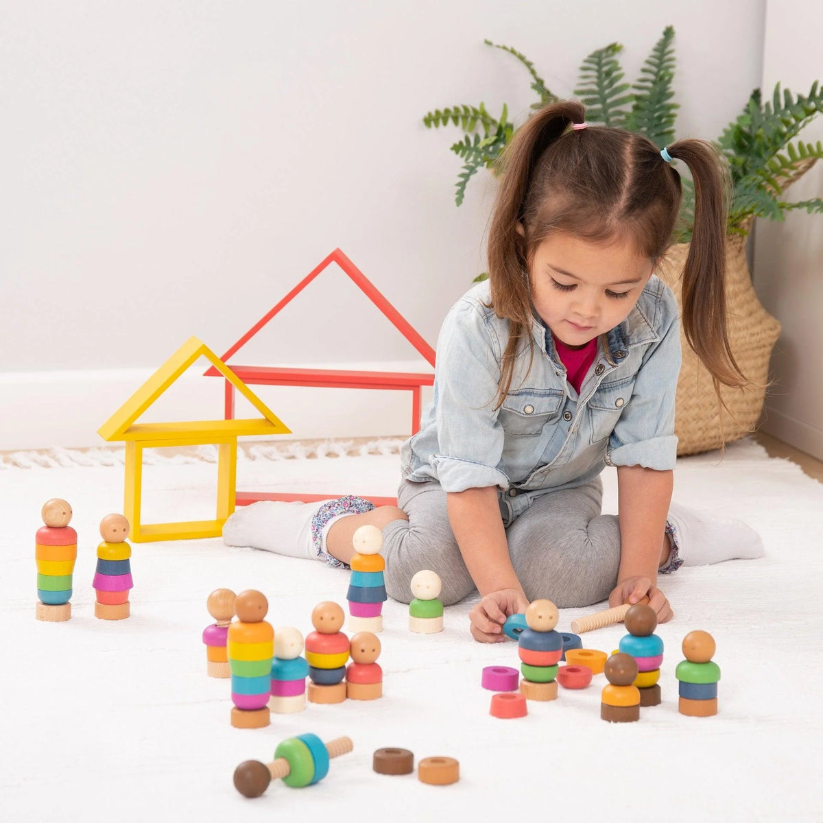 Tickit Rainbow houten gemeenschapsmensen