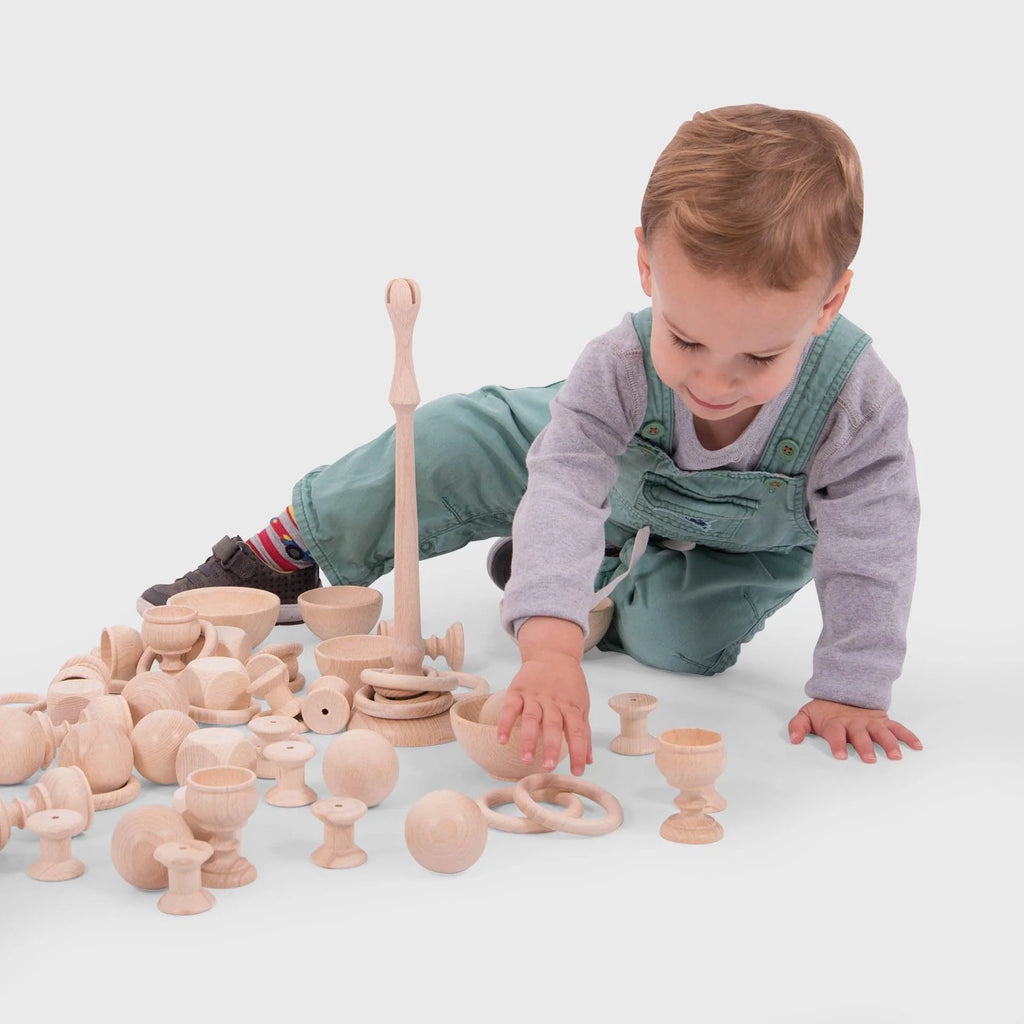 Tickit  Natuurlijke houten ringen