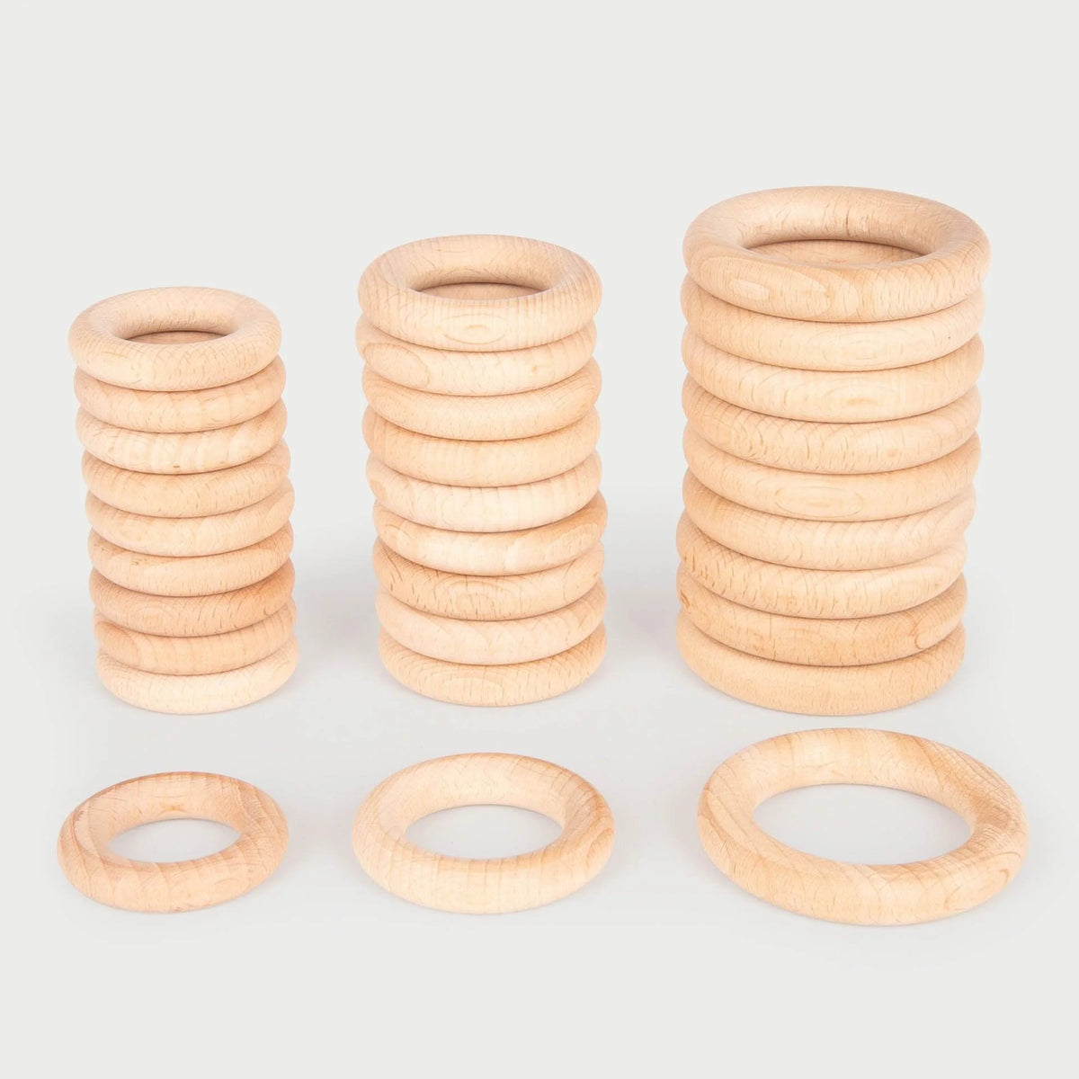 Tickit  Natuurlijke houten ringen