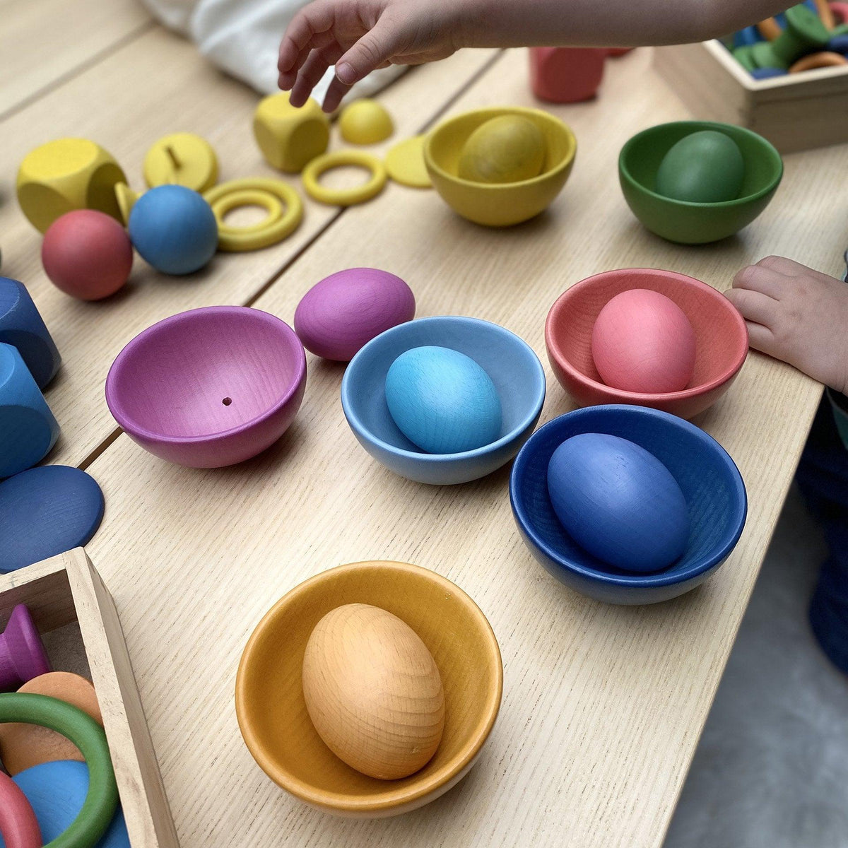 Tickit Regenboog Houten Kommen