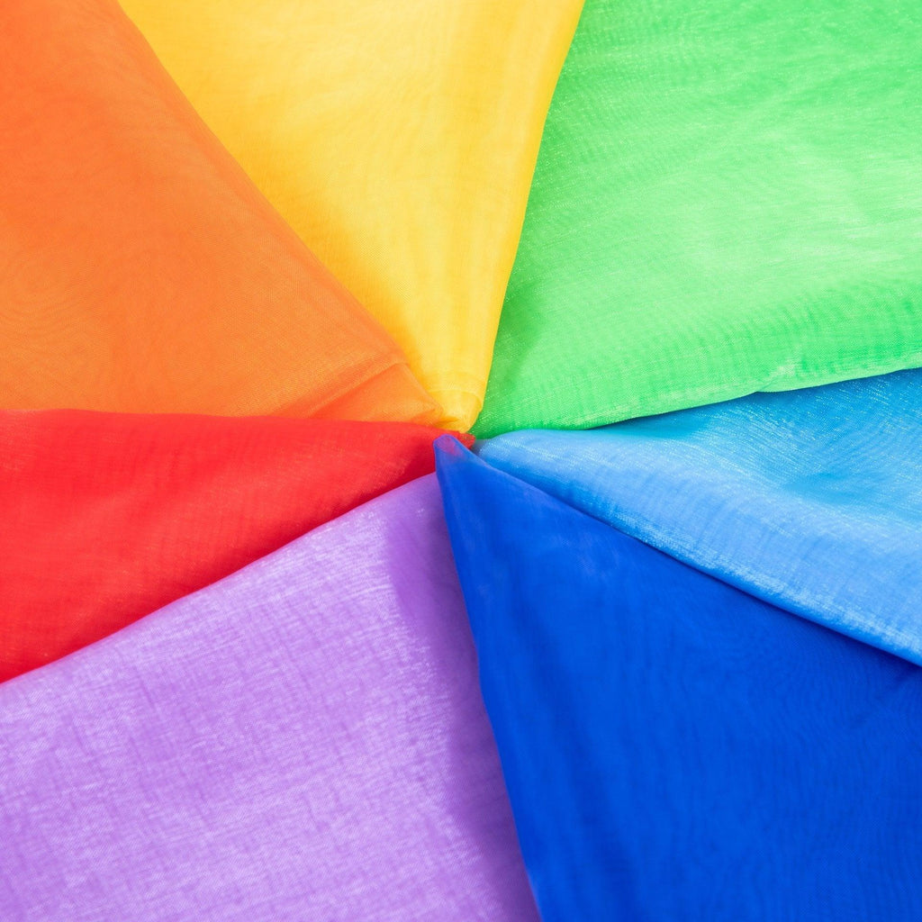 Tickit Regenboog organza stof