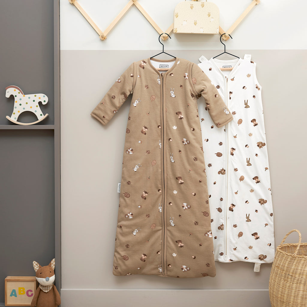 Slaapzak 4-seizoenen Forest Animals Sand - One Size