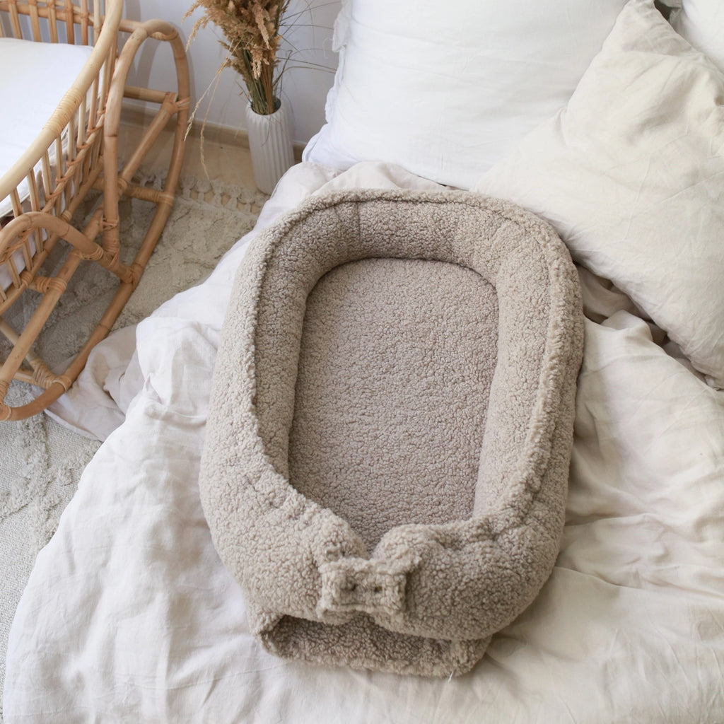 Teddy babynest - Taupe