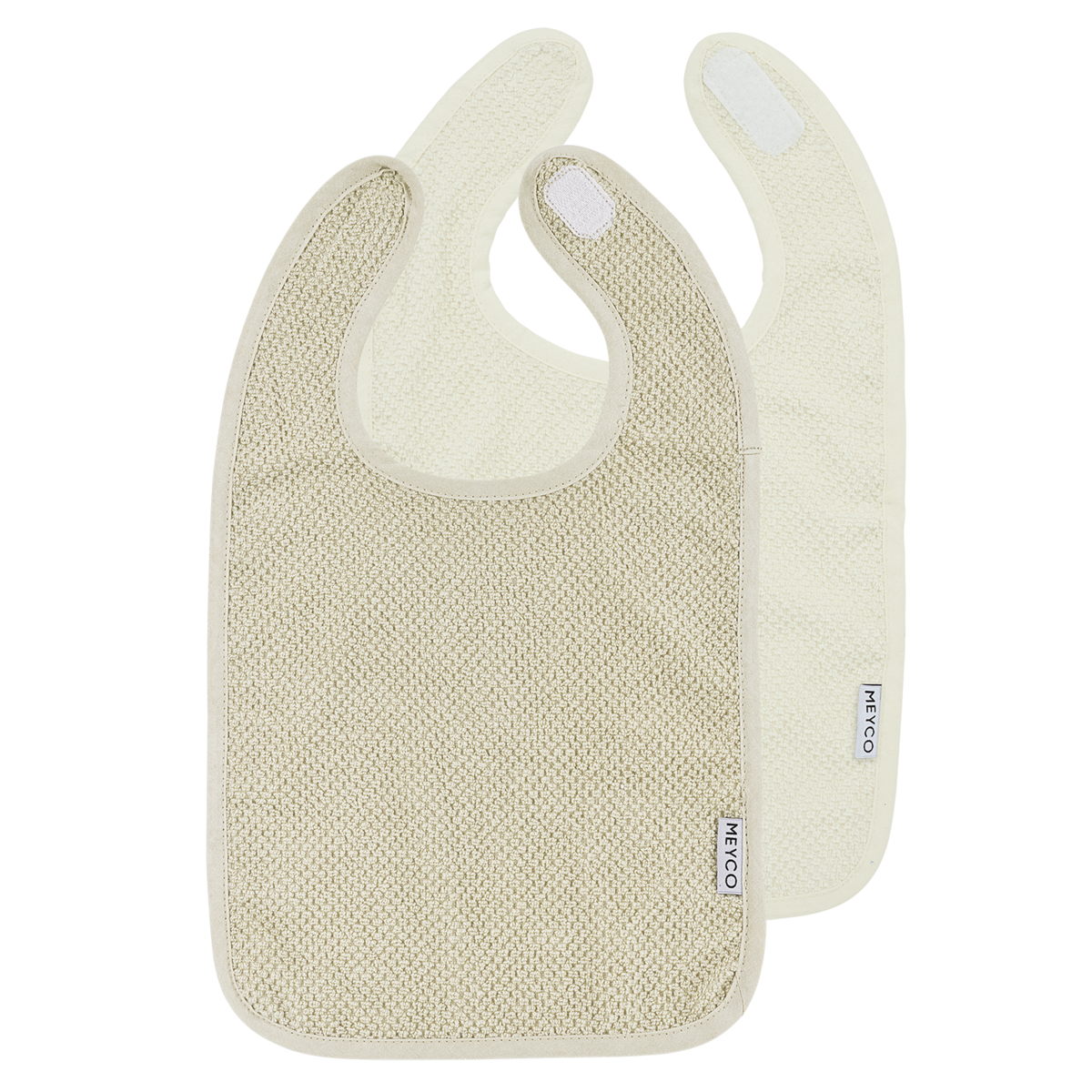 Slab klittenband Popcorn Natural/Soft Sand 25x34cm - 2-Pack