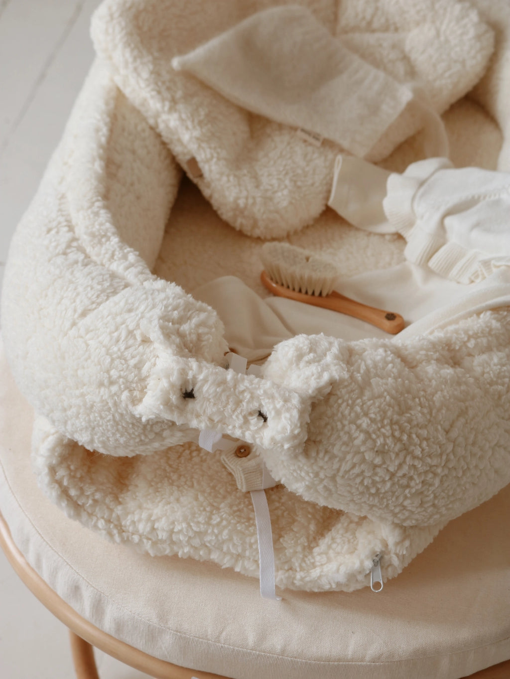 Teddy babynest - Creme
