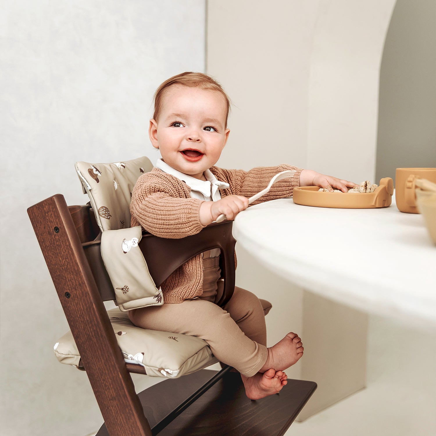 Stoelverkleiner meegroei Forest Animals Sand One size