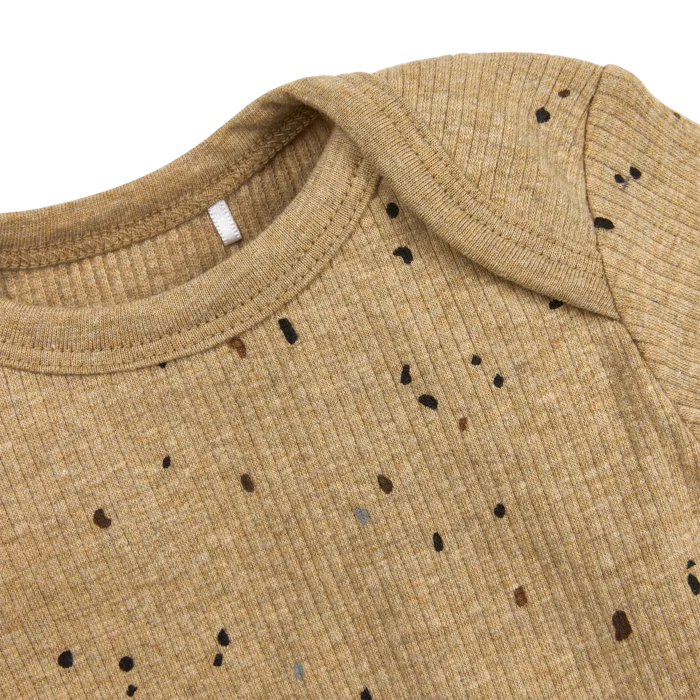 Baby pyjama Rib - Toffee