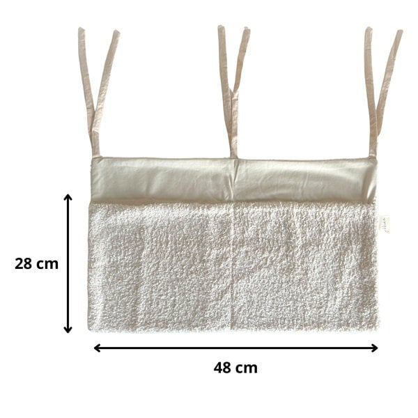 Opbergzak - Boxzak - Teddy stof - Extra Groot - Beige