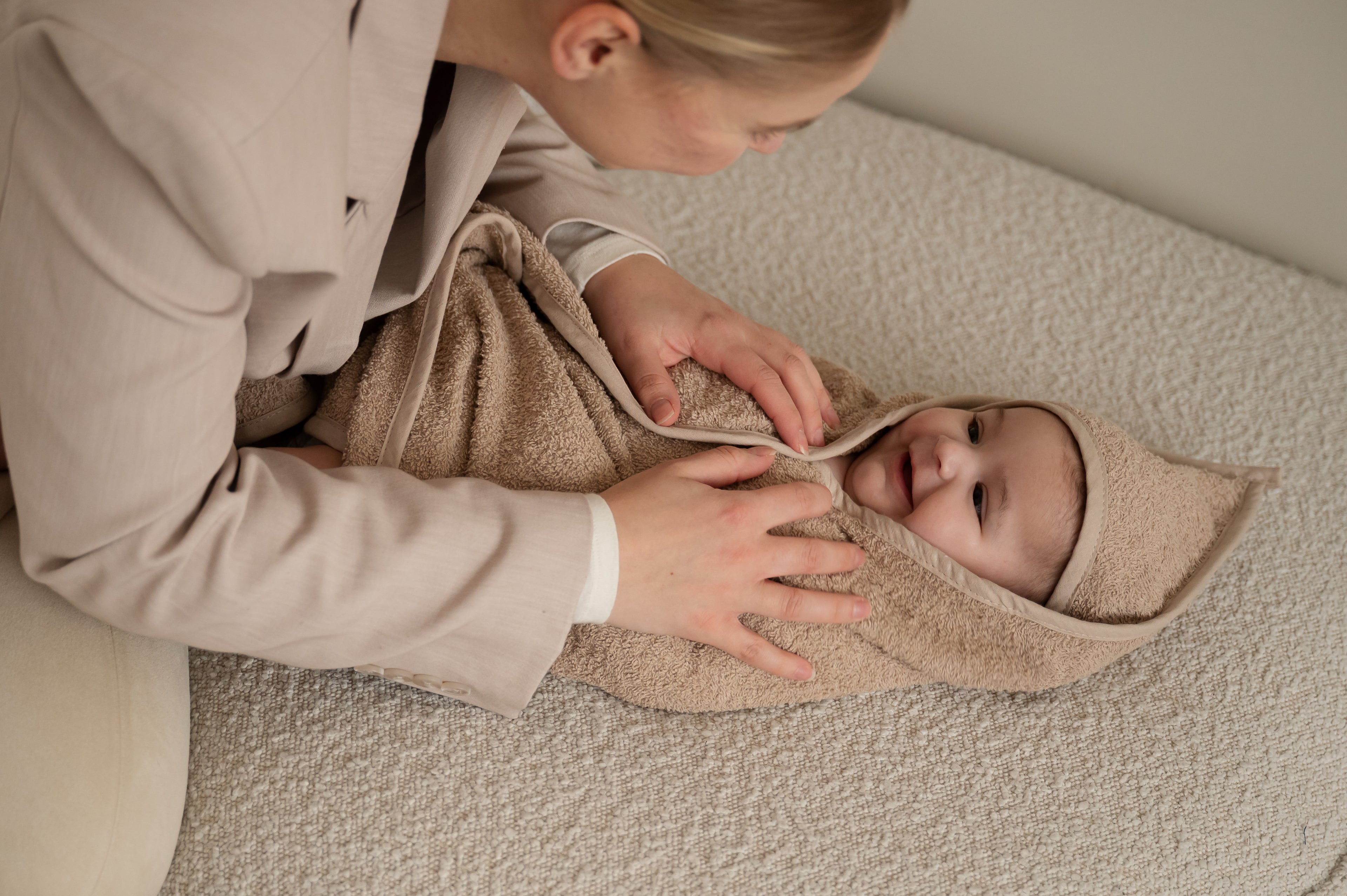 Badcape Badstof - Sand