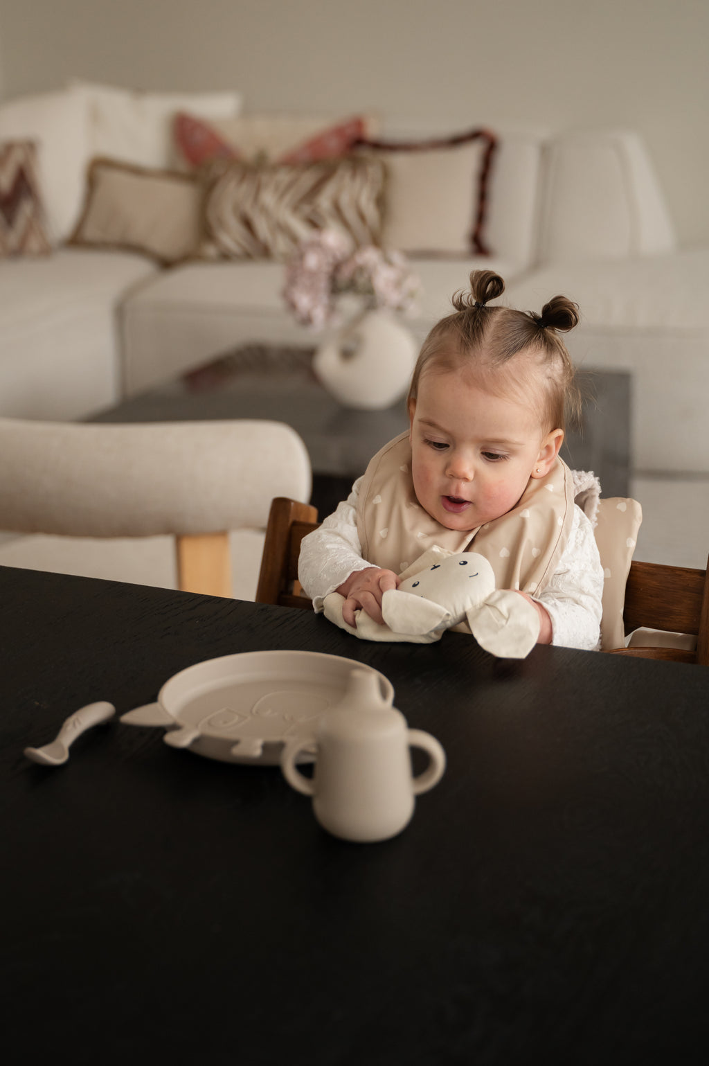 Slab met opvangbak Sweet Heart Sand/Soft Sand 2-Pack