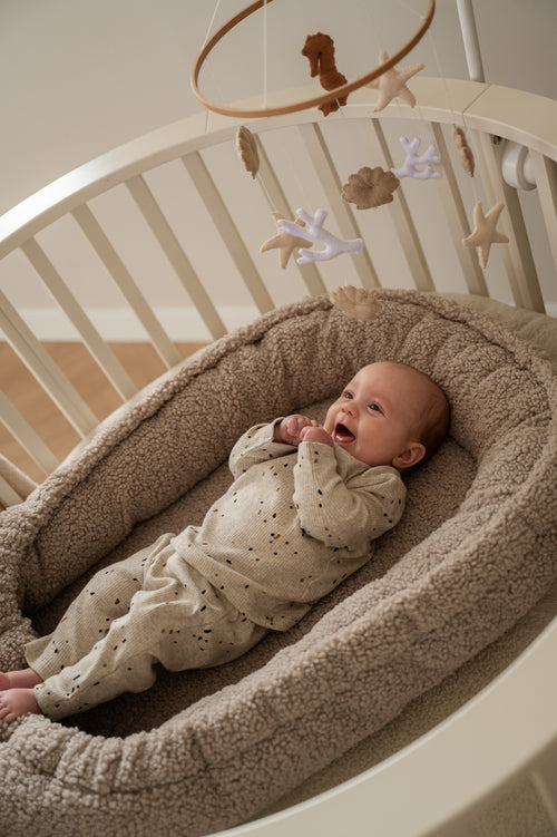 Teddy babynest - Taupe