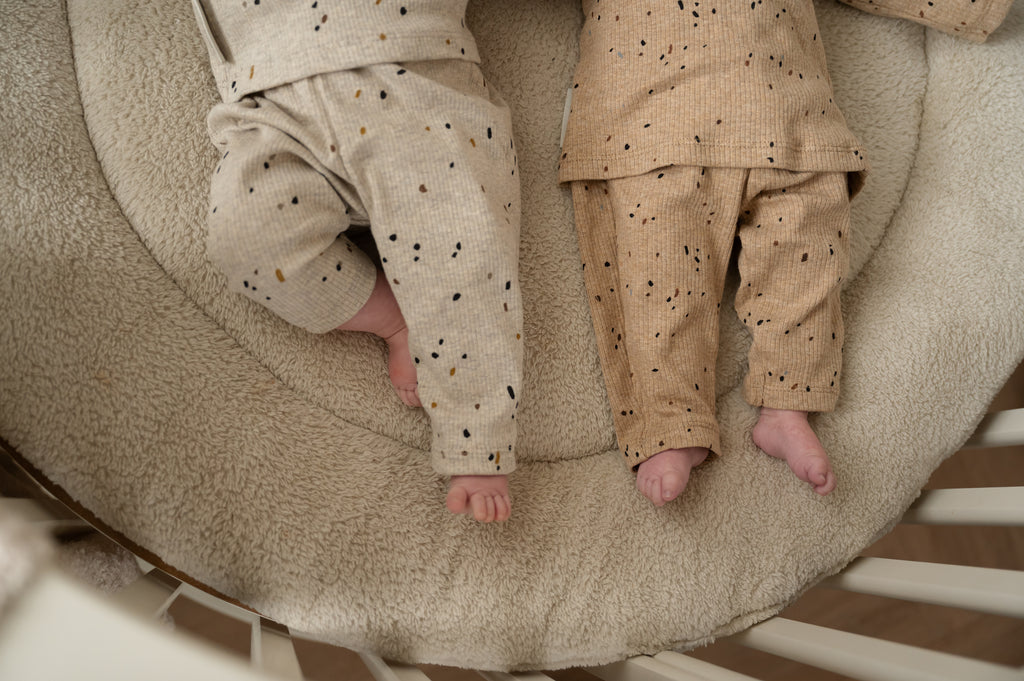 Baby pyjama Rib - Sand