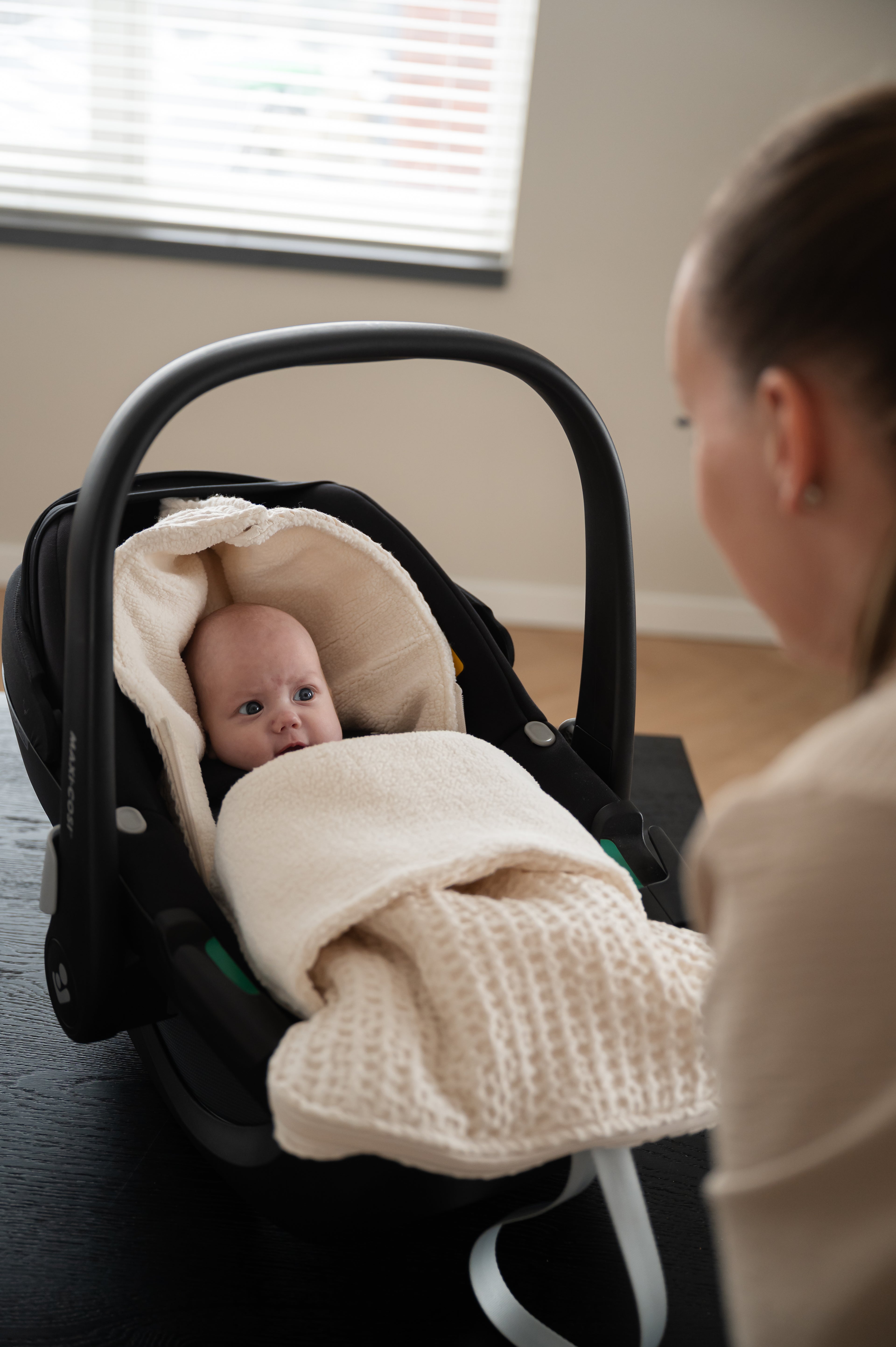 Voetenzak Waffle Teddy - Nature