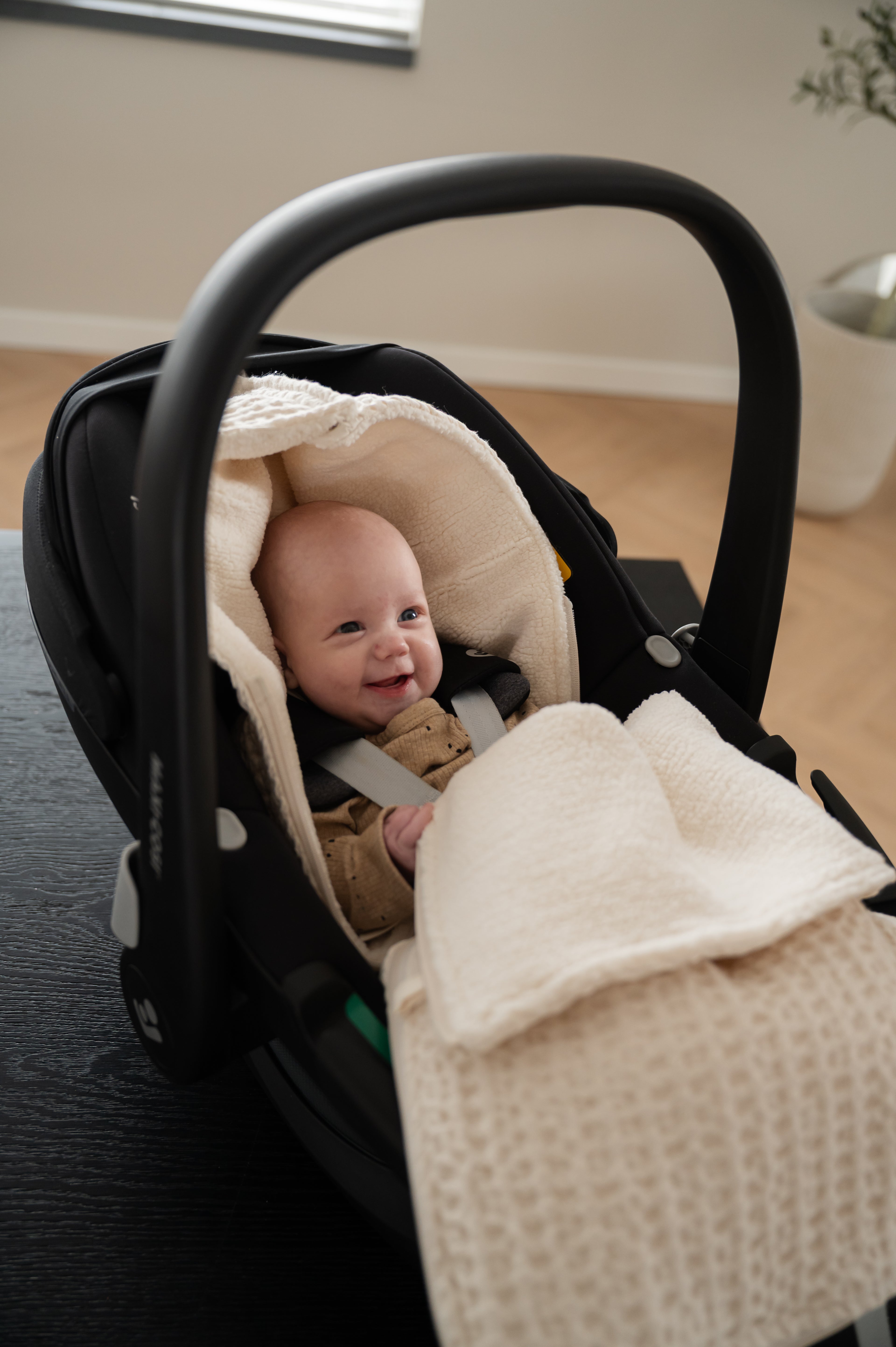 Voetenzak Waffle Teddy - Nature