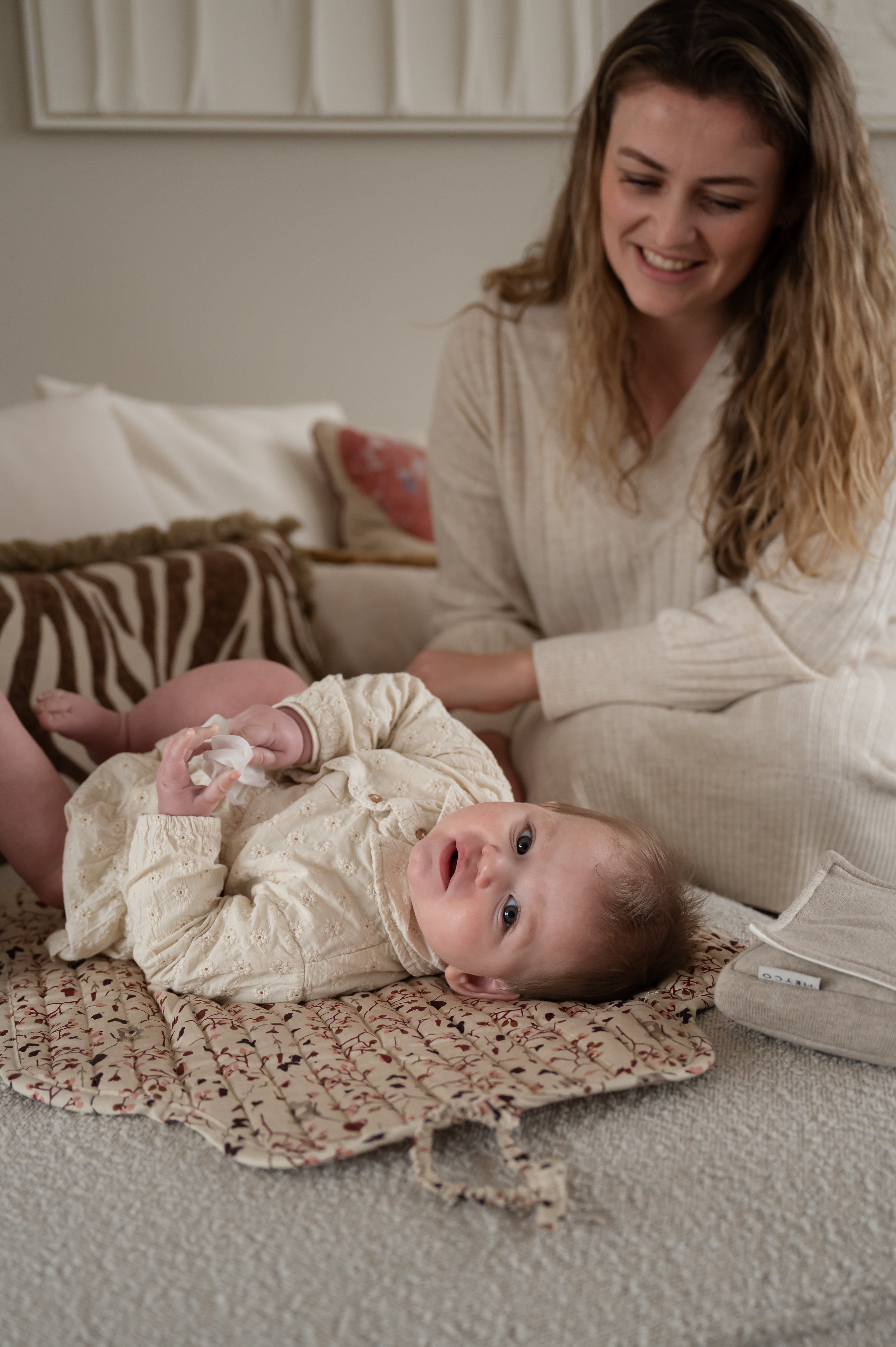 Rana verschoonmat - Bloemen