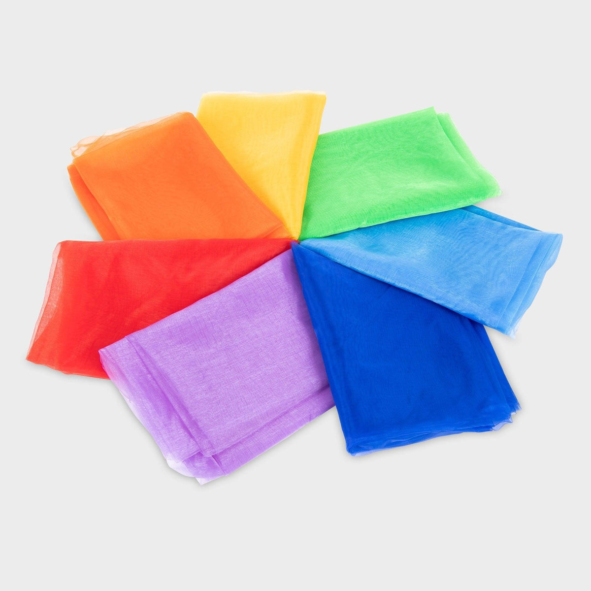 Tickit Regenboog organza stof