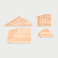 Tickit Natuurlijke Houten Architect Panelen Set