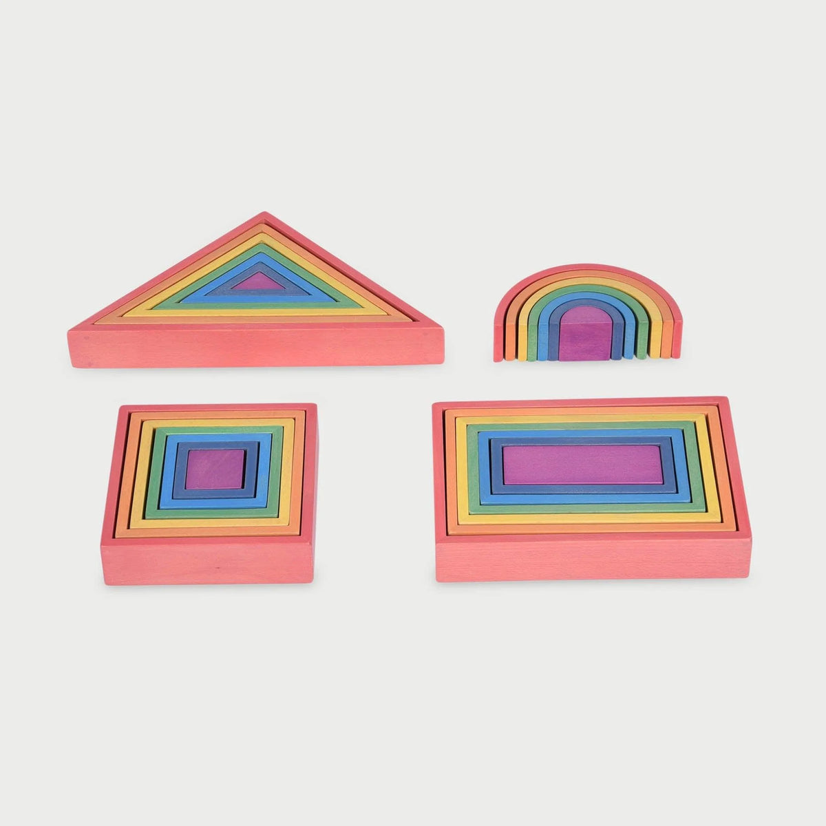 Tickit Regenboog Houten Architect Set