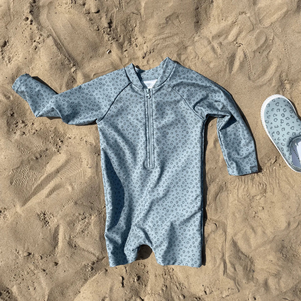 UV Zwempak Jongens - Blauw - Luipaard