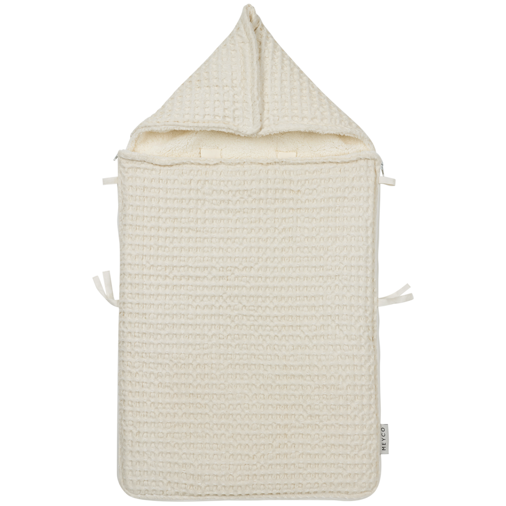 Voetenzak Waffle Teddy - Nature