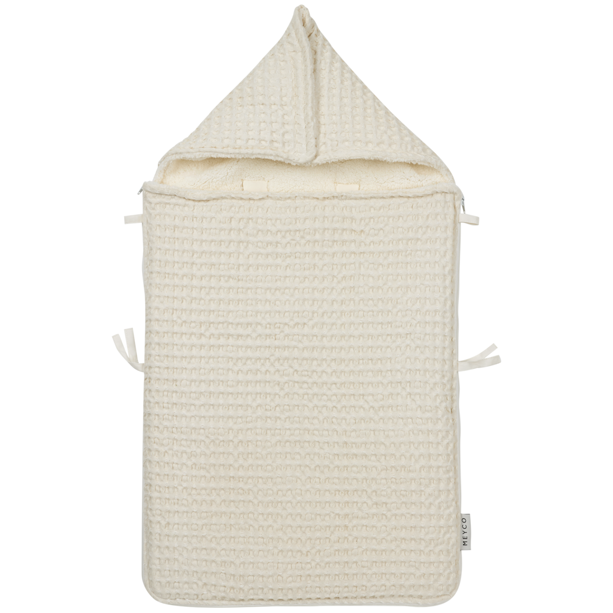 Voetenzak Waffle Teddy - Nature