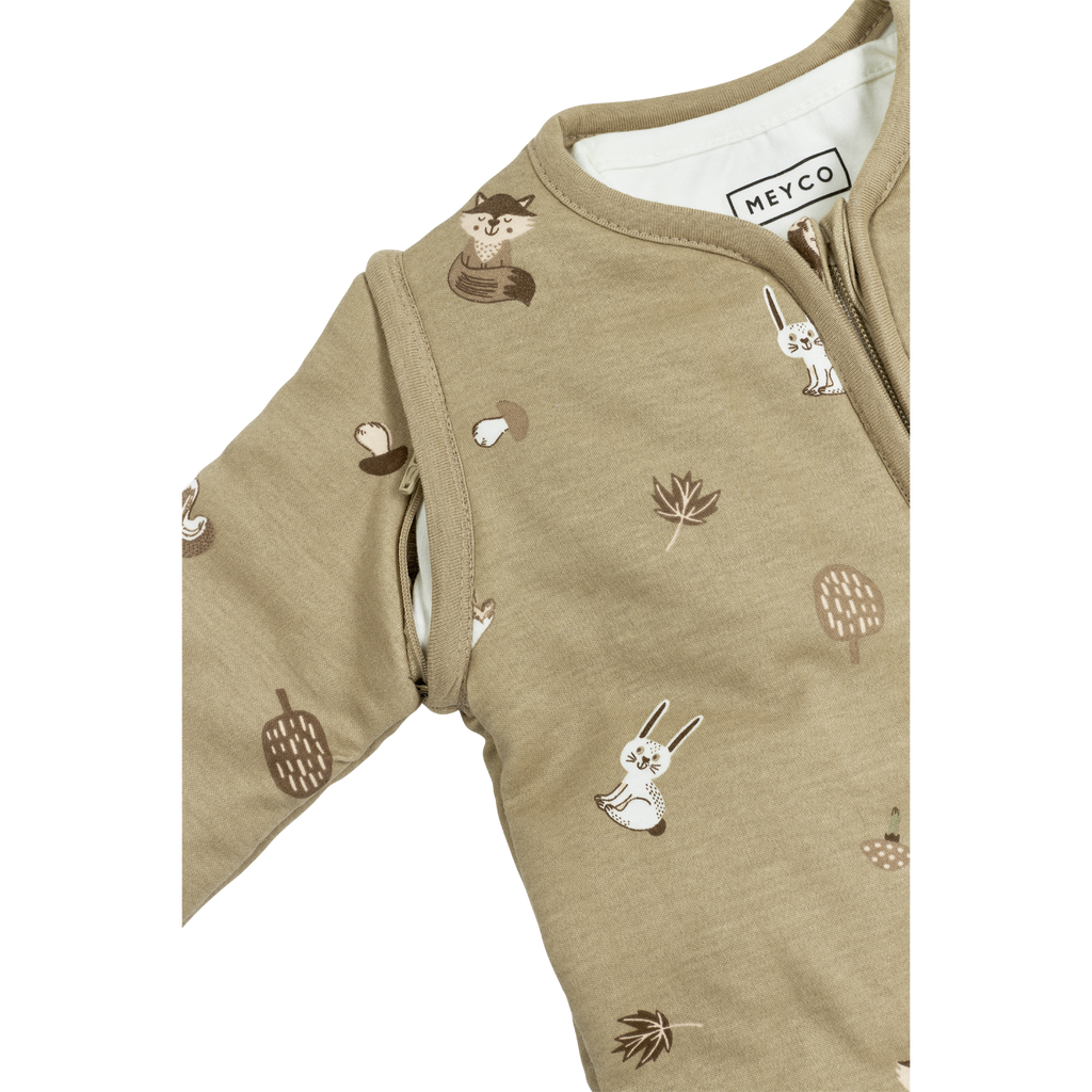 Slaapzak 4-seizoenen Forest Animals Sand - One Size