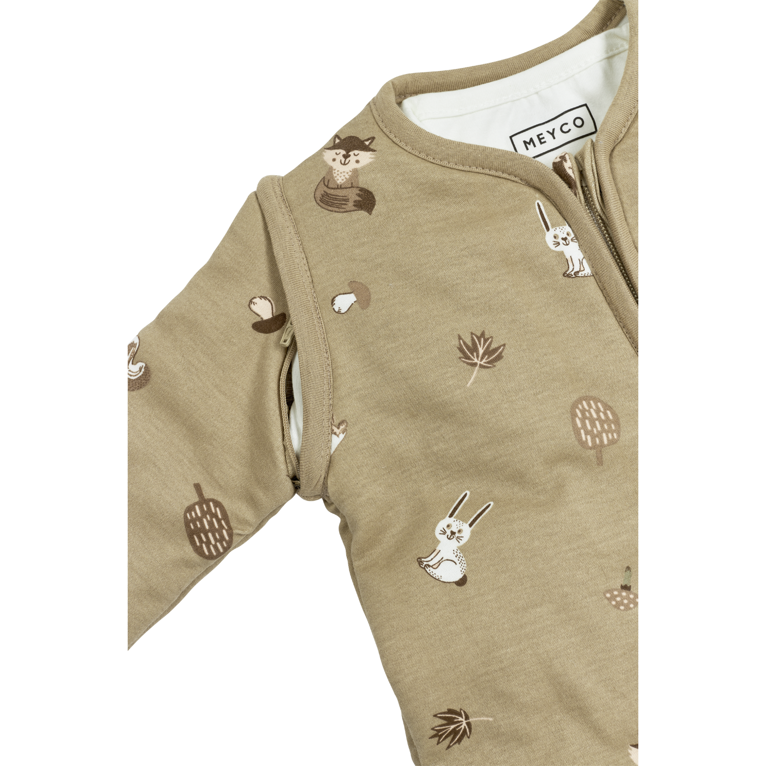 Slaapzak 4-seizoenen Forest Animals Sand - One Size