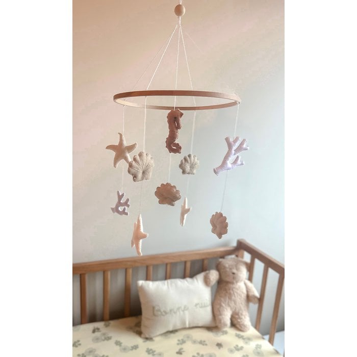 Babymobiel - Zeepaard en schelpen