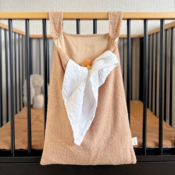 Opbergzak – Boxzak – Teddy stof – XL variant - Taupe